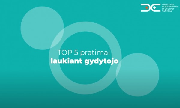 TOP5 pratimai laukiant gydytojo